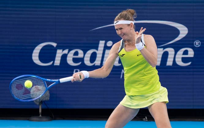 TENNIS 2026: Cincinnati Open Aug. 26 August 19, 2026: Marie Bouzkova (CZE) loses to Coco Gauff (USA) at the Cincinnati Open being played at Lindner Family Tennis Center in Mason, Ohio, {USA} Ã‚ÂLeslie Billman Tennisclix Cal Media (Credit Image: Â Leslie Billman Cal Sport Media) Mason Ohio USA EDITORIAL USE ONLY Copyright: xx ZUMA-20260819_zma_c04_188.jpg LesliexBillmanx csmphotothree513004