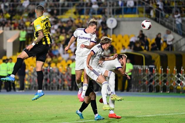 Kairat Almaty v RSC Anderlecht - UEFA Europa League ALMATY, KAZACHSTAN - AUGUST 20 : Sikan Danylo forward of RSC Anderlecht celebrates after scoring during the UEFA Europa League 2026 27 play-off round first leg between Kairat Almaty and RSC Anderlecht on August 20, 2026 in Almaty, Kazachstan, 20 08 2026 Almaty Kazachstan  Copyright: xJanxDexMeuleneirx