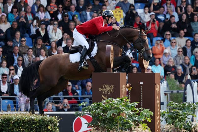 Richard Vogel (GER, Deutschland) mit Pferd United Touch S, aktueller Europameister und Sieger des Rolex Grand Prix von Aachen 2026 (CHIO Aachen)s FEI Jumping World Championship, WM, Weltmeisterschaft Second Competition Team Final & Second Individual Qualifier, Mercedes-Benz Prize, Springen, FEI Jumping World Championship , Turkish Airlines-Prize, Einzel und Teamwertung, Jumping , AACHEN - FEI World Championships 2026, Weltfest des Pferdesports, Reitsport Weltmeisterschaft 2026, Aachen 2026, Welcome Home 2026, Aachener Soers, 11. bis 23. August 2026, Reitsport, 20.08.2026, Aachen Aachener Soers Deutschland *** Richard Vogel (GER), Germany, riding United Touch S, current European Champion and winner of the 2026 Rolex Grand Prix in Aachen, CHIO Aachen, FEI Jumping World Championship Second Competition, Team Final, Second Individual Qualifier, Mercedes-Benz Prize, Show Jumping, FEI Jumping World Championship, Turkish Airlines Prize, Individual and Team Standings, Show Jumping, AACHEN FEI World Championships 2026, World Festival of Equestrian Sports, 2026 Equestrian World Championships, Aachen 2026, Welcome Home 2026, Aachen Soers, August 11–23, 2026, Equestrian Sports, August 20, 2026, Aachen Soers, Germany
