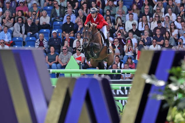 Richard Vogel (GER, Deutschland) mit Pferd United Touch S, aktueller Europameister und Sieger des Rolex Grand Prix von Aachen 2026 (CHIO Aachen)s FEI Jumping World Championship, WM, Weltmeisterschaft Second Competition Team Final & Second Individual Qualifier, Mercedes-Benz Prize, Springen, FEI Jumping World Championship , Turkish Airlines-Prize, Einzel und Teamwertung, Jumping , AACHEN - FEI World Championships 2026, Weltfest des Pferdesports, Reitsport Weltmeisterschaft 2026, Aachen 2026, Welcome Home 2026, Aachener Soers, 11. bis 23. August 2026, Reitsport, 20.08.2026, Aachen Aachener Soers Deutschland *** Richard Vogel (GER), Germany, riding United Touch S, current European Champion and winner of the 2026 Rolex Grand Prix in Aachen, CHIO Aachen, FEI Jumping World Championship Second Competition, Team Final, Second Individual Qualifier, Mercedes-Benz Prize, Show Jumping, FEI Jumping World Championship, Turkish Airlines Prize, Individual and Team Standings, Show Jumping, AACHEN FEI World Championships 2026, World Festival of Equestrian Sports, 2026 Equestrian World Championships, Aachen 2026, Welcome Home 2026, Aachen Soers, August 11–23, 2026, Equestrian Sports, August 20, 2026, Aachen Soers, Germany
