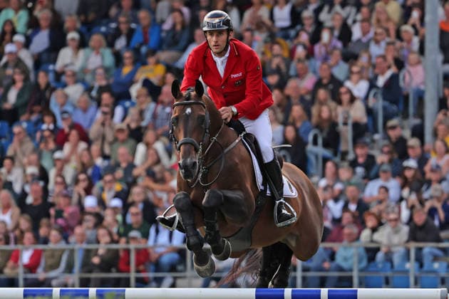 Richard Vogel (GER, Deutschland) mit Pferd United Touch S, aktueller Europameister und Sieger des Rolex Grand Prix von Aachen 2026 (CHIO Aachen)s FEI Jumping World Championship, WM, Weltmeisterschaft Second Competition Team Final & Second Individual Qualifier, Mercedes-Benz Prize, Springen, FEI Jumping World Championship , Turkish Airlines-Prize, Einzel und Teamwertung, Jumping , AACHEN - FEI World Championships 2026, Weltfest des Pferdesports, Reitsport Weltmeisterschaft 2026, Aachen 2026, Welcome Home 2026, Aachener Soers, 11. bis 23. August 2026, Reitsport, 20.08.2026, Aachen Aachener Soers Deutschland *** Richard Vogel (GER), Germany, riding United Touch S, current European Champion and winner of the 2026 Rolex Grand Prix in Aachen, CHIO Aachen, FEI Jumping World Championship Second Competition, Team Final, Second Individual Qualifier, Mercedes-Benz Prize, Show Jumping, FEI Jumping World Championship, Turkish Airlines Prize, Individual and Team Standings, Show Jumping, AACHEN FEI World Championships 2026, World Festival of Equestrian Sports, 2026 Equestrian World Championships, Aachen 2026, Welcome Home 2026, Aachen Soers, August 11–23, 2026, Equestrian Sports, August 20, 2026, Aachen Soers, Germany