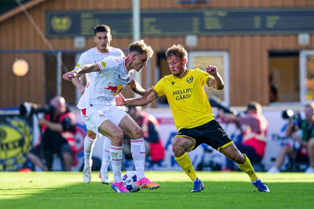 260820 Aki Samuelsen of Mjällby during the Europa League qualifying football match between Mjällby and FC Red Bull Salzburg on August 20, 2026 in Hällevik. Photo: Christoffer Borg Mattisson BILDBYRAN COP 261 CB0549 fotboll football soccer fotball uefa europa league europa league mjällby fc red bull salzburg bbeng *** August 20, 2026: Aki Samuelsen of Mjällby during the Europa League qualifying soccer match between Mjällby and FC Red Bull Salzburg on August 20, 2026 in Hällevik. Photo by Christoffer Borg Mattisson, BILDBYRAN COP 261 CB0549 soccer football fotball UEFA Europa League Europa League Mjällby FC Red Bull Salzburg bbeng  Copyright: CHRISTOFFERxBORGxMATTISSON BB260820CB029