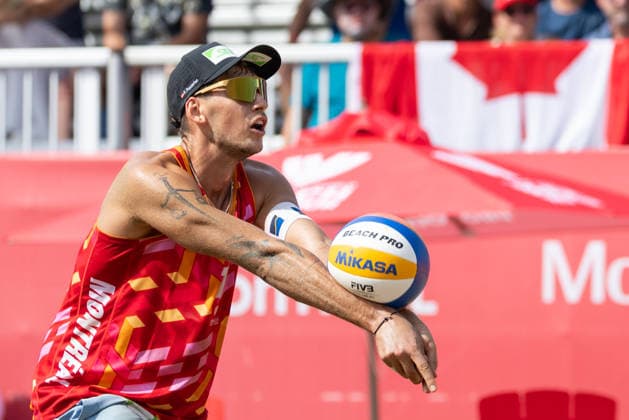 August 20, 2026, Montreal, Quebec, Canada: PAUL PASCARIUC and ALEXANDER HORST from Austriain match against Anders Berntsen Mol and Christian Sandlie Sorum from Norway at Beach Pro Tour at Parc Jean-Drapeau in Montreal, Quebec, Canada on 2026-08-20 Montreal Canada - ZUMAl189 20260820_zsp_l189_014 Copyright: xYannickxLegarex