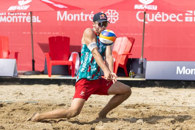 August 20, 2026, Montreal, Quebec, Canada: ANDERS BERNTSEN MOL and CHRISTIAN SANDLIE SORUM from Norway in match against Paul Pascariuc and Alexander Horst from Austria at Beach Pro Tour at Parc Jean-Drapeau in Montreal, Quebec, Canada on 2026-08-20 VOLLEYBALL: Beach Pro Tour Montreal 2026  - ZUMAl189 20260820_zsp_l189_020 Copyright: xYannickxLegarex