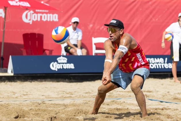 August 20, 2026, Montreal, Quebec, Canada: PAUL PASCARIUC and ALEXANDER HORST from Austriain match against Anders Berntsen Mol and Christian Sandlie Sorum from Norway at Beach Pro Tour at Parc Jean-Drapeau in Montreal, Quebec, Canada on 2026-08-20 Montreal Canada - ZUMAl189 20260820_zsp_l189_029 Copyright: xYannickxLegarex