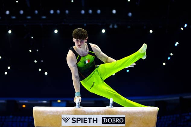 2026 Men s Artistic European Championships, Arena Zagreb, Zagreb, Croatia 20 8 2026 Men™s Pommel Horse Ireland™s Evan Kinsella Evan Kinsella 20 8 2026  Copyright: xNikolaxKrsticx 0NIK0100