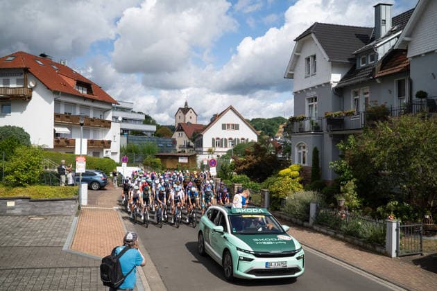 Lidl Deutschland Tour, Etappe 1, 20.08.2026 Jakob Neumann (GER, Team Storck - MRW Bau) Bad Orb Germany *** Lidl Germany Tour, Stage 1, August 20, 2026 Jakob Neumann GER, Team Storck MRW Bau Bad Orb, Germany Copyright: xCarlaxHilgerx