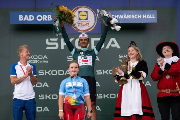 Lidl Deutschland Tour, Etappe 1, 20.08.2026 Isaac del Toro (MEX, UAE Team Emirates - XRG) Schwäbisch Hall Germany *** Lidl Germany Tour, Stage 1, August 20, 2026 Isaac del Toro MEX, UAE Team Emirates XRG Schwäbisch Hall, Germany Copyright: xCarlaxHilgerx