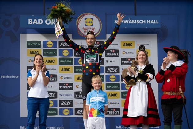 Lidl Deutschland Tour, Etappe 1, 20.08.2026 Miguel Heidemann (GER, REMBE rad-net) Schwäbisch Hall Germany *** Lidl Germany Tour, Stage 1, August 20, 2026 Miguel Heidemann GER, REMBE Cycling Club Schwäbisch Hall, Germany Copyright: xCarlaxHilgerx