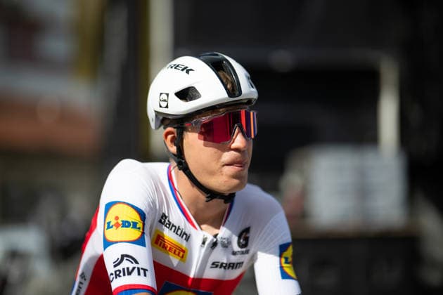 Lidl Deutschland Tour, Etappe 1, 20.08.2026 Mathias Vacek (CZE, Lidl - Trek) Bad Orb Germany *** Lidl Germany Tour, Stage 1, August 20, 2026, Mathias Vacek (CZE), Lidl Trek, Bad Orb, Germany Copyright: xCarlaxHilgerx