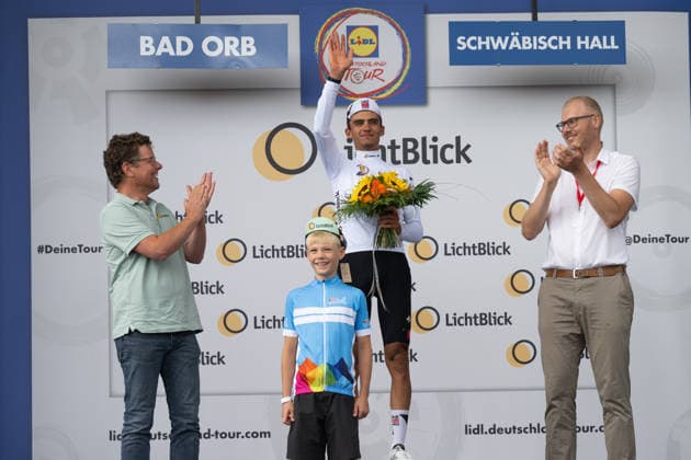 Lidl Deutschland Tour, Etappe 1, 20.08.2026 Isaac del Toro (MEX, UAE Team Emirates - XRG) Schwäbisch Hall Germany *** Lidl Germany Tour, Stage 1, August 20, 2026 Isaac del Toro (MEX), UAE Team Emirates (XRG), Schwäbisch Hall, Germany Copyright: xCarlaxHilgerx