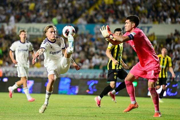 Kairat Almaty v RSC Anderlecht - UEFA Europa League ALMATY, KAZACHSTAN - AUGUST 20 : Winkler Marten of RSC Anderlecht during the UEFA Europa League 2026 27 play-off round first leg between Kairat Almaty and RSC Anderlecht on August 20, 2026 in Almaty, Kazachstan, 20 08 2026 Almaty Kazachstan  Copyright: xJanxDexMeuleneirx