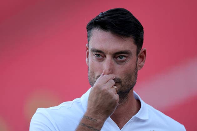 Crvena Zvezda v Viktoria Plzen, UEFA Europa League, play-offs, 1st leg Season 2026 2027 Belgrade, Serbia. 20th August, 2026. Crvena Zvezda s head coach Albert Riera during the UEFA Europa League play-offs, 1st leg football match between Crvena Zvezda (Red Star) and Viktoria Plzen at the Rajko Mitic Stadium on August 20, 2026 in Belgrade, Serbia. Belgrade Serbia Copyright: xPedjaxMilosavljevicx x