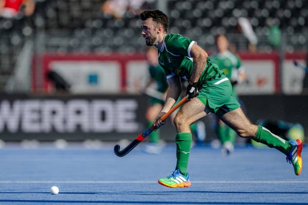 2026 Men s FIH Hockey World Cup, Belfius Hockey Arena, Wavre, Belgium 20 8 2026 Ireland vs Spain Ireland™s John McKee John McKee 20 8 2026  Copyright: xx WP7_6978 20260820
