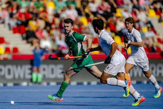 2026 Men s FIH Hockey World Cup, Belfius Hockey Arena, Wavre, Belgium 20 8 2026 Ireland vs Spain Ireland™s John McKee John McKee 20 8 2026  Copyright: xx WP7_7001 20260820