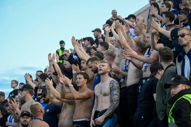 Supporters of FC Kobenhavn during the football UEFA Conference League match FC Inter of Turku vs. FC Kobenhavn of Copenhagen in Turku, Finland on Thursday, 20th August, 2026. - MARKKU ULANDER Turku Finland 5Ss4Yyo8Nuw  Copyright: xMarkkuxUlanderx 5Ss4Yyo8Nuw