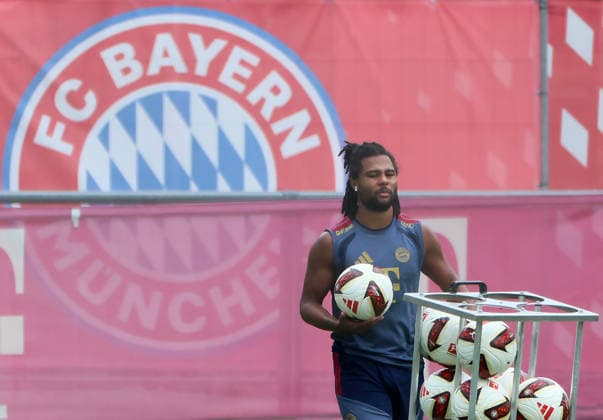 20.08.2026, FC Bayern Training, FCB Campus Muenchen, Fussball, Muenchen, im Bild: Serge Gnabry (FC Bayern Muenchen) *** August 20, 2026, FC Bayern Training, FCB Campus Munich, Soccer, Sports, Munich, Pictured: Serge Gnabry, FC Bayern Munich