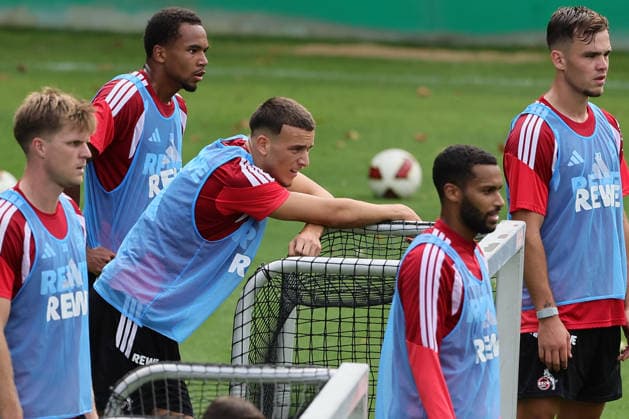 Training, 1. FC Köln, Mitte: Said El Mala (1. FC Köln), 20.08.2026, Bild: *** Local Caption *** *** Sports Training, 1. FC Köln, Said El Mala (center), 1. FC Köln, August 20, 2026, Image *** Local Caption ***