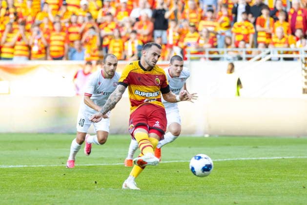 Bialystok 06.08.2026. Football UEFA Europa League match between Jagiellonia Bialystok and Iberia in Bialystok, Poland on August 20, 2026. --- UEFA Europa League mecz Jagiellonia Bialystok - Iberia w Bialymstoku, 20 sierpnia 2026. Persons Shown : Jesus Imaz Fot. Przemyslaw Rutkowski Arena Akcji NEWSPIX.PL --- newspix.pl POLAND OUT! 
