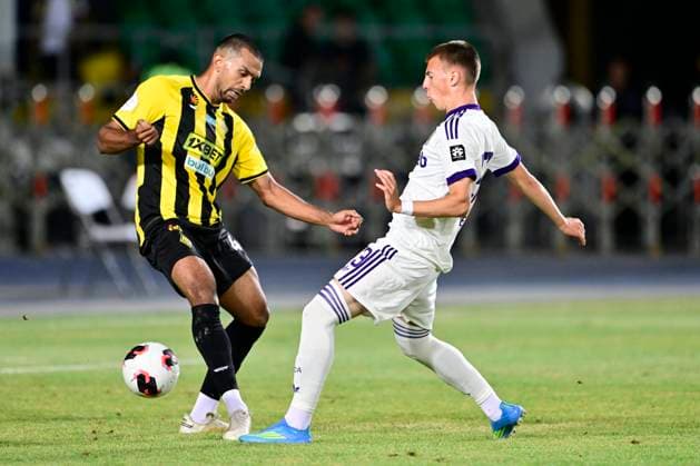 Kairat Almaty v RSC Anderlecht - UEFA Europa League ALMATY, KAZACHSTAN - AUGUST 20 : Ojea Noa forward of RSC Anderlecht during the UEFA Europa League 2026 27 play-off round first leg between Kairat Almaty and RSC Anderlecht on August 20, 2026 in Almaty, Kazachstan, 20 08 2026 Almaty Kazachstan  Copyright: xJanxDexMeuleneirx