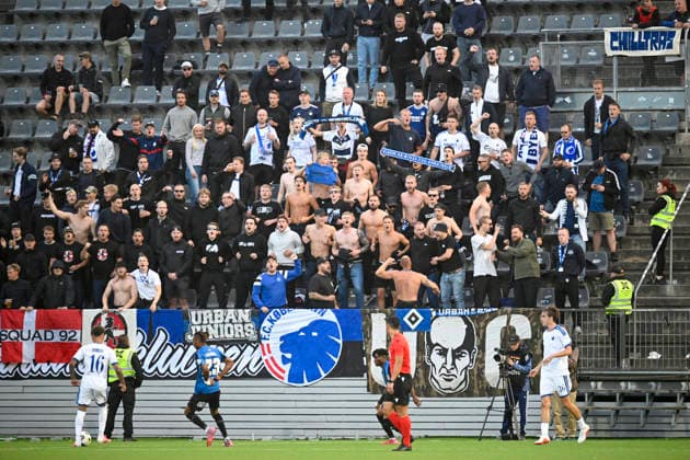 LKS 20260820 Supporters of FC Kobenhavn during the football UEFA Conference League match FC Inter of Turku vs. FC Kobenhavn of Copenhagen in Turku, Finland on Thursday, 20th August, 2026. - MARKKU ULANDER Turku Finland tzGYUBE9NIo  Copyright: xMarkkuxUlanderx tzGYUBE9NIo