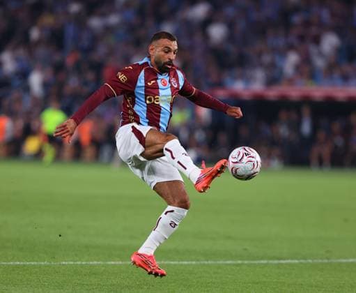 Trabzonspor v Ferencvaros - UEFA Europa League TRABZON, TURKIYE - AUGUST 20: Mohamed Salah of Trabzonspor in action during the first leg of the UEFA Europa League play-off round between Trabzonspor and Ferencvaros at Papara Park in Trabzon, Turkiye, on August 20, 2026. Hasan Tascan Anadolu Trabzon Turkey. Editorial use only. Please get in touch for any other usage.  Copyright: x2026xAnadoluxHasanxTascanx