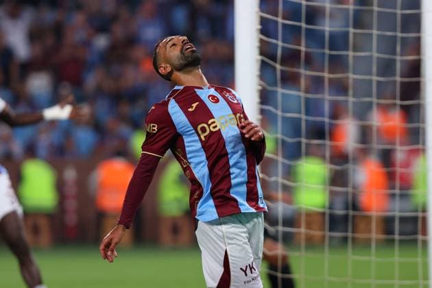 Trabzonspor v Ferencvaros - UEFA Europa League TRABZON, TURKIYE - AUGUST 20: Mohamed Salah of Trabzonspor in action during the first leg of the UEFA Europa League play-off round between Trabzonspor and Ferencvaros at Papara Park in Trabzon, Turkiye, on August 20, 2026. Hasan Tascan Anadolu Trabzon Turkey. Editorial use only. Please get in touch for any other usage.  Copyright: x2026xAnadoluxHasanxTascanx