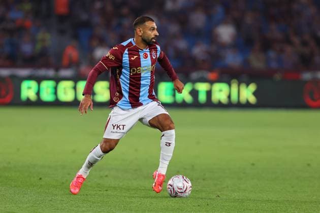 Trabzonspor v Ferencvaros - UEFA Europa League TRABZON, TURKIYE - AUGUST 20: Mohamed Salah of Trabzonspor in action during the first leg of the UEFA Europa League play-off round between Trabzonspor and Ferencvaros at Papara Park in Trabzon, Turkiye, on August 20, 2026. Hasan Tascan Anadolu Trabzon Turkey. Editorial use only. Please get in touch for any other usage.  Copyright: x2026xAnadoluxHasanxTascanx