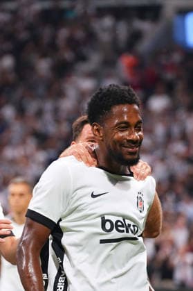 ISTANBUL, TURKEY - AUGUST 20 : Amir Murillo (62) of Besiktas celebrates after scoring the second goal of his team during the UEFA Europa League 2026 27 Play-off round first leg match between Besiktas JK and Kauno Zalgiris at Tupras Stadium on August 20, 2026 in Istanbul, Turkey. Istanbul Turkey Copyright: xSeskimPhotox Besiktas-KaunoZalg-2008 (25)