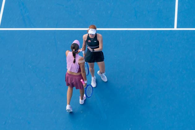 Cincinnati Open: Women s Doubles Quarterfinals Maya Joint and Chan Hao-Ching compete in the women s doubles quarterfinals at the Cincinnati Open in Mason, Ohio, on August 20, 2026. Mason Ohio United States  Copyright: xJasonxWhitmanx originalFilename:whitman-cincinna260820_npdtr.jpg