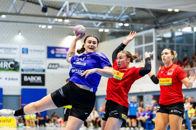 20.08.2026, GER, Handball, Frauen, Saison 2026 2027, Alsco 1.Bl, Testspiel, Thueringer HC - BSV Sachsen Zwickau Macela Arounian (Thueringer HC,36) Mühlhausen Görmarhalle Thüringen Deutschland *** August 20, 2026, GER, Handball, Women, 2026–2027 Season, Alsco 1st Division, Exhibition Game, Thueringer HC vs. BSV Sachsen Zwickau, Macela Arounian (Thueringer HC), 36, Görmarhalle, Mühlhausen, Thuringia, Germany