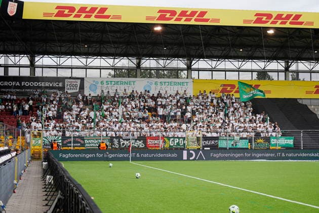 Denmark Conference League: FC Midtjylland - HNK Rijeka Fans of St. Gallen prior to the Conference League qualification match between FC Nordsjaelland and FC St. Gallen in Farum on Thursday, August 20, 2026. (Photo: Sebastian Elias Uth Scanpix 2026) , Farum Denmark *** Denmark Conference League FC Midtjylland HNK Rijeka St. Gallen fans prior to the Conference League qualifying match between FC Nordsjælland and FC St. Gallen in Farum on Thursday, August 20, 2026. Photo by Sebastian Elias Uth, Scanpix 2026, Farum, Denmark  Copyright: SebastianxEliasxUthx spdk20260820-184805-L