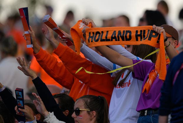 Hockey World Cup Day Six Netherlands fans show their support during the match against Japan in the 2026 FIH Hockey World Cup at Wagener Stadium, Amstelveen 20 08 2026 UK Newspapers OUT Copyright: xGraemexWilcocksonx FIL-23805-0042