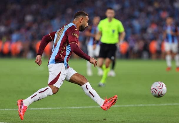 Trabzonspor v Ferencvaros - UEFA Europa League TRABZON, TURKIYE - AUGUST 20: Mohamed Salah of Trabzonspor in action during the first leg of the UEFA Europa League play-off round between Trabzonspor and Ferencvaros at Papara Park in Trabzon, Turkiye on August 20, 2026. Hasan Tascan Anadolu Trabzon Turkey. Editorial use only. Please get in touch for any other usage.  Copyright: x2026xAnadoluxHasanxTascanx