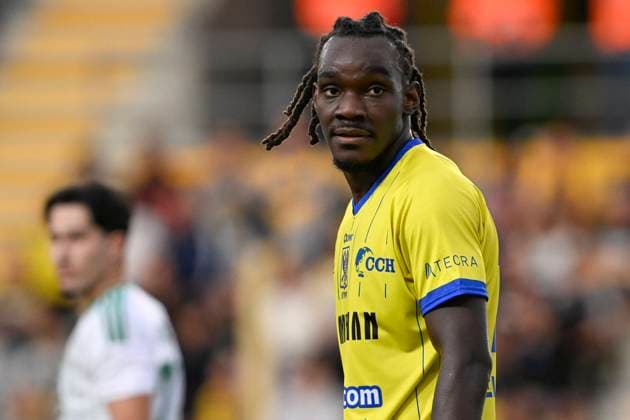 Sint-Truidense VV v Omonia Nicosia AC - UEFA Europa League SINT-TRUIDEN, BELGIUM - AUGUST 20 : Soelle Soelle Frederic forward of Sint-Truidense VV during the UEFA Europa League 2026 27 play-off round first leg between Sint-Truidense VV and Omonia Nicosia AC on August 20, 2026 in Sint-Truiden, Belgium, 20 08 2026 Sint-Truiden Belgium  Copyright: xDhax