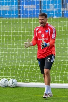Heuer Fernandes Daniel ( HSV ) Deutschland , Hamburg , Volksparkstadion Trainingsgelände , Fussball , 1. Bundesliga , Training des Hamburger SV *** Daniel Heuer Fernandes, HSV, Germany, Hamburg, Volksparkstadion Training Facility, Soccer, Bundesliga 1, Hamburger SV Training Session