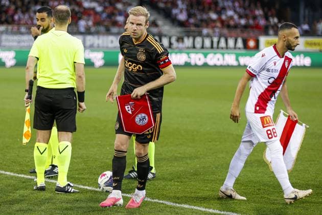 SION , 2008-2026, Stade de Tourbillon , season 2026 2027 , UEFA Conference League play-off football . Match between FC Sion and Ajax, Picture shows Ajax player Davy Klaassen Sion - Ajax  x205876136x Copyright: