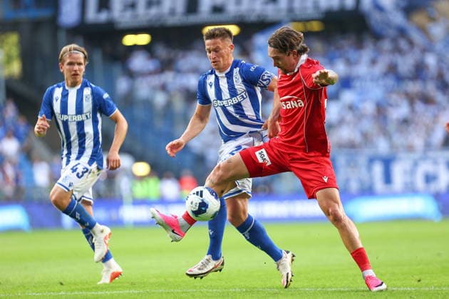 POZNAN 20.08.2026 I MECZ IV RUNDA ELIMINACYJNA LIGA EUROPY SEZON 2026 27: LECH POZNAN - THUN --- UEFA EUROPA LEAGUE PLAY-OFFS ROUND FIRST LEG SEASON 2026 27: LECH POZNAN - THUN NZ RADOSLAW MURAWSKI MARC GUTBUB FOT. PATRYK PINDRAL 400MM.PL NEWSPIX.PL --- newspix.pl POLAND OUT! 