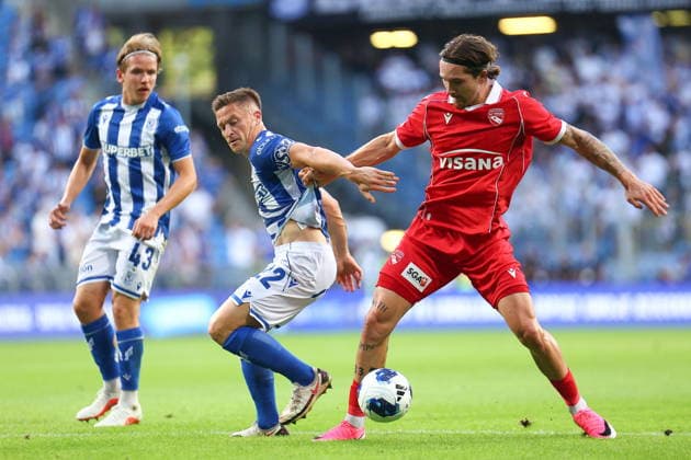 POZNAN 20.08.2026 I MECZ IV RUNDA ELIMINACYJNA LIGA EUROPY SEZON 2026 27: LECH POZNAN - THUN --- UEFA EUROPA LEAGUE PLAY-OFFS ROUND FIRST LEG SEASON 2026 27: LECH POZNAN - THUN NZ RADOSLAW MURAWSKI MARC GUTBUB FOT. PATRYK PINDRAL 400MM.PL NEWSPIX.PL --- newspix.pl POLAND OUT! 
