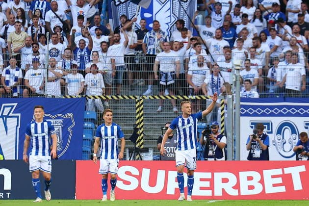 POZNAN 20.08.2026 I MECZ IV RUNDA ELIMINACYJNA LIGA EUROPY SEZON 2026 27: LECH POZNAN - THUN --- UEFA EUROPA LEAGUE PLAY-OFFS ROUND FIRST LEG SEASON 2026 27: LECH POZNAN - THUN NZ RADOSLAW MURAWSKI JOEL PEREIRA MATEUSZ SKRZYPCZAK FOT. PATRYK PINDRAL 400MM.PL NEWSPIX.PL --- newspix.pl POLAND OUT! 