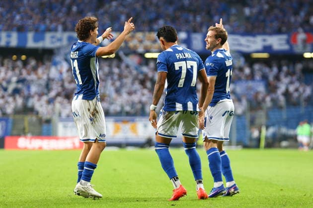 POZNAN 20.08.2026 I MECZ IV RUNDA ELIMINACYJNA LIGA EUROPY SEZON 2026 27: LECH POZNAN - THUN --- UEFA EUROPA LEAGUE PLAY-OFFS ROUND FIRST LEG SEASON 2026 27: LECH POZNAN - THUN NZ PABLO RODRIGUEZ LUIS PALMA DANIEL HAKANS FOT. PATRYK PINDRAL 400MM.PL NEWSPIX.PL --- newspix.pl POLAND OUT! 
