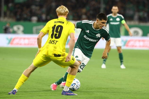 UEFA Conference League, Panathinaikos vs Hradec Kralove - Vicente Taborda of Panathinaikos in action during the UEFA Conference LeaguePlay-offs 1st leg soccer match between Panathinaikos vs Hradec Kralove, held at Olympic Athletic Center of Athens Spyros Louis in Athens, Greece, on 20 August 2026. IMAGO ONE INCH PRODUCTIONS ATHENS GREECE Copyright: xOnexInchxProductionsx 7060834