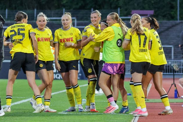 20.08.2026, xgrfx, Fussball Frauen Regionalliga West, Borussia Dortmund - Arminia Bielefeld v.l. Tor, Alexandra Popp zum 2:0 (Borussia Dortmund) Dortmund *** August 20, 2026, xgrfx, Women s Regional League West, Borussia Dortmund vs. Arminia Bielefeld, Goal, Alexandra Popp scores the 2-0 goal for Borussia Dortmund