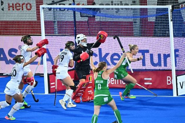 Belgium v Ireland - FIH Hockey World Cup 2026 WAVRE, BELGIUM - AUGUST 20 : Sarah Hawkshaw from Ireland scores the opening goal canceled by the VAR during the FIH Hockey World Cup 2026 M24 first phase group pool C match between Belgium and Ireland on August 20, 2026 in Wavre, Belgium, 20 08 2026 Wavre Belgium  Copyright: xVincentxKalutx