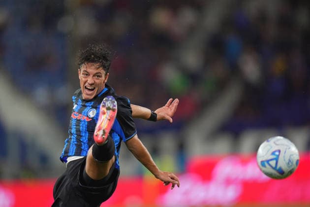 Atalanta s Giacomo Raspadori during the Playoff Conference League soccer match between Atalanta and Hapoel Tel-Aviv at the New Balance Arena in Bergamo , North Italy - Friday , August 20 , 2026 . - Soccer .  Copyright: xSpada LaPressex