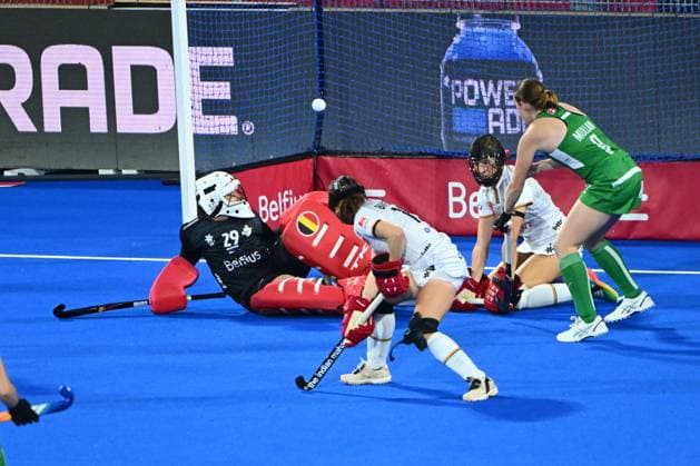 Belgium v Ireland - FIH Hockey World Cup 2026 WAVRE, BELGIUM - AUGUST 20 : Players of Ireland scores a goal during the FIH Hockey World Cup 2026 M24 first phase group pool C match between Belgium and Ireland on August 20, 2026 in Wavre, Belgium, 20 08 2026 Wavre Belgium  Copyright: xVincentxKalutx