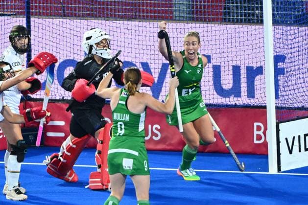 Belgium v Ireland - FIH Hockey World Cup 2026 WAVRE, BELGIUM - AUGUST 20 : Players of Ireland scores a goal during the FIH Hockey World Cup 2026 M24 first phase group pool C match between Belgium and Ireland on August 20, 2026 in Wavre, Belgium, 20 08 2026 Wavre Belgium  Copyright: xVincentxKalutx