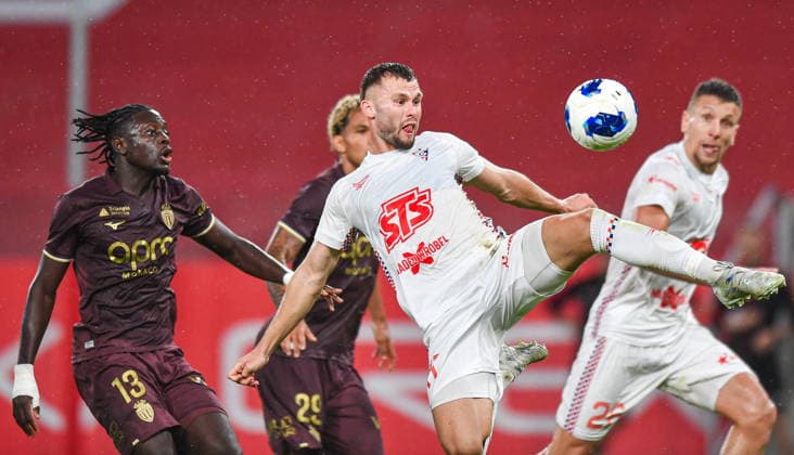 2026.08.20 Zabrze Pilka nozna Liga Konferencji UEFA Eliminacje Rudna Kwalifikacji Ligi Konferencji Sezon 2026 2027 Gornik Zabrze - AS Monaco N z Christian Mawissa, Erik Prekop Foto Marcin Bulanda PressFocus 2026.08.20 Zabrze Football UEFA Conference League Play-Offs Qualifying Round Season 2026 2027 Gornik Zabrze - AS Monaco Christian Mawissa, Erik Prekop Credit: Marcin Bulanda PressFocus NEWSPIX.PL --- newspix.pl POLAND OUT! 