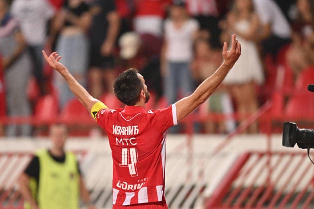 CRVENA ZVEZDA vs VIKTORIA PLZEN MIRKO IVANIC football Crvena zvezda vs Viktoria Plzen UEFA Europa league qualifications match at Rajko Mitic stadium , Belgrade 20.08.2026 Foto: FOOTBALL, UEFA EUROPA LEAGUE QUALIFICATIONS, CRVENA ZVEZDA, RED STAR, VIKTORIA PLZEN Belgrade Rajko Mitic stadium Serbia Copyright: xMarkoxMetlas xMNxPressx