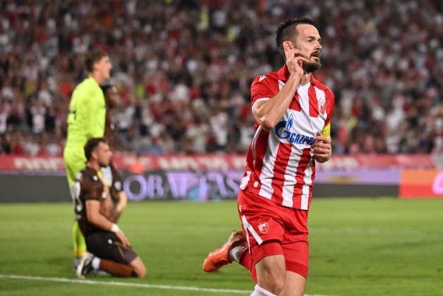 CRVENA ZVEZDA vs VIKTORIA PLZEN MIRKO IVANIC football Crvena zvezda vs Viktoria Plzen UEFA Europa league qualifications match at Rajko Mitic stadium , Belgrade 20.08.2026 Foto: FOOTBALL, UEFA EUROPA LEAGUE QUALIFICATIONS, CRVENA ZVEZDA, RED STAR, VIKTORIA PLZEN Belgrade Rajko Mitic stadium Serbia Copyright: xMarkoxMetlas xMNxPressx